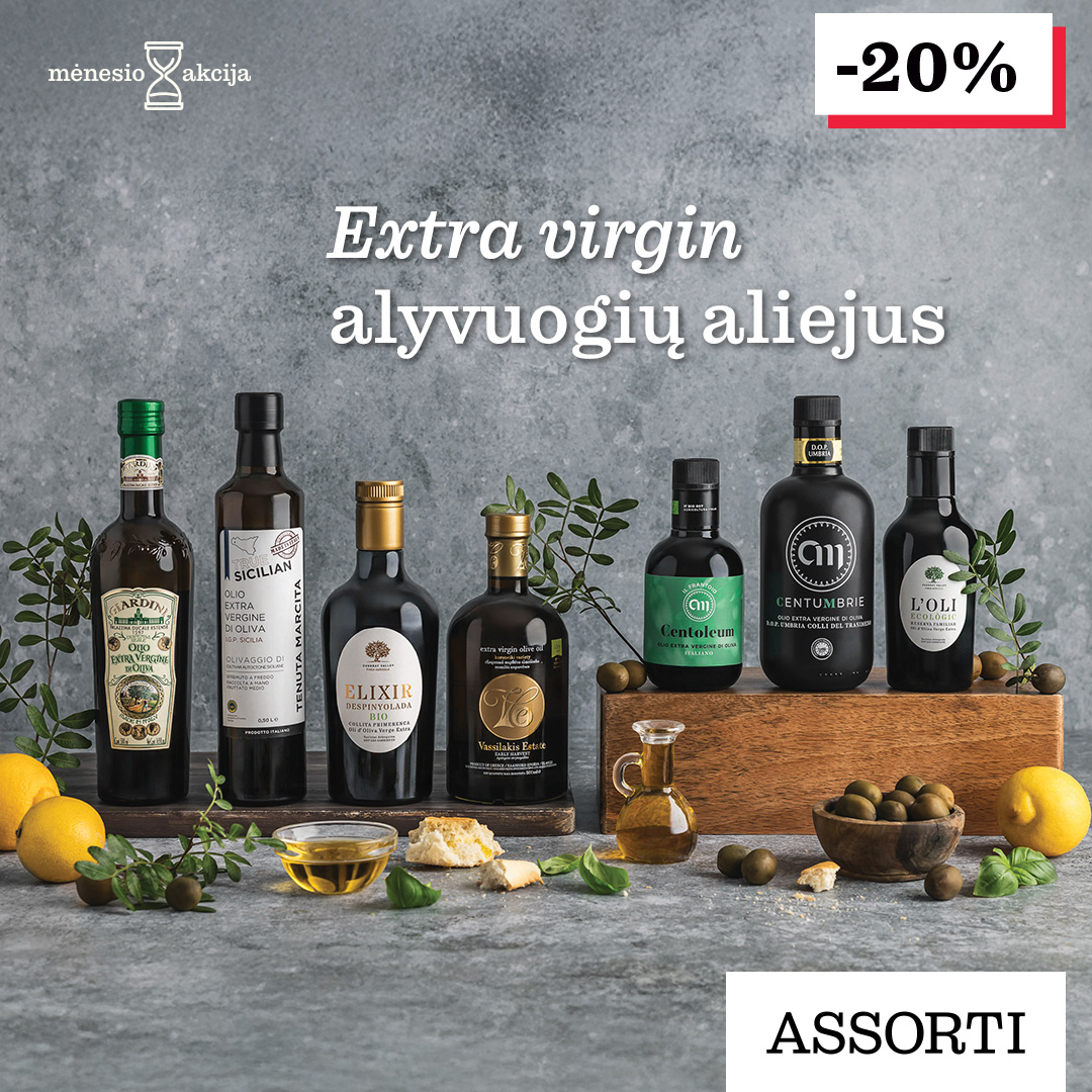 „ASSORTI” - Extra virgin alyvuogių aliejus -20 %